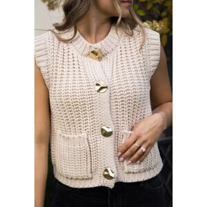 Boutique Crochet Chunky Sweater Sz Large